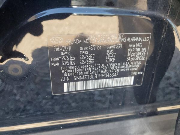 2017 HYUNDAI SANTA FE SPORT Sport Base