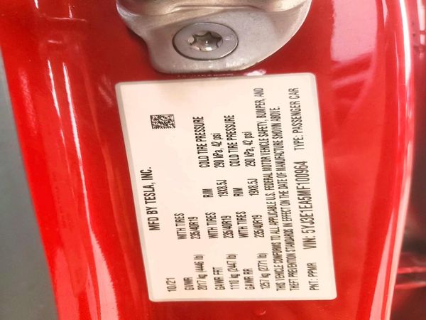 2021 TESLA MODEL 3