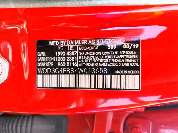 2019 MERCEDES-BENZ A A220