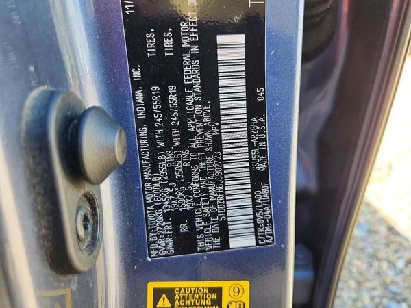 2018 TOYOTA HIGHLANDER Ltd/Ltd Platinum