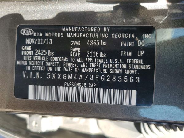 2014 KIA OPTIMA