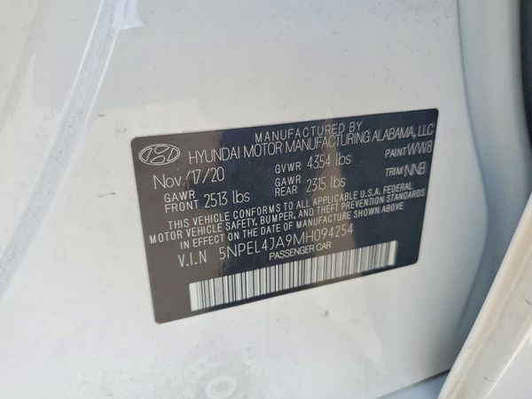 2021 HYUNDAI SONATA SEL