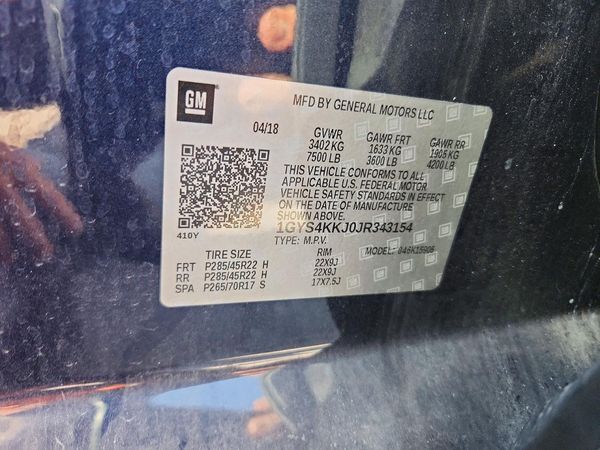 2018 CADILLAC ESCALADE ESV Platinum