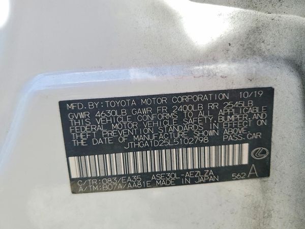 2020 LEXUS IS