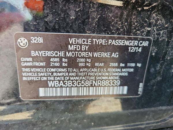 2015 BMW 328 xDrive SA