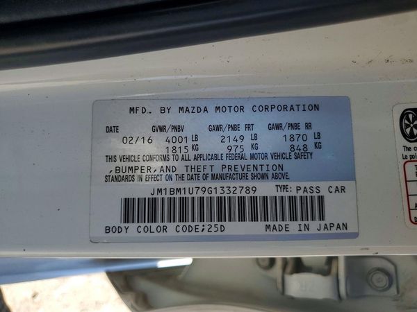 2016 MAZDA 3 Sport/GX