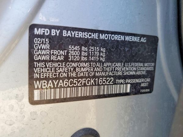2015 BMW 740