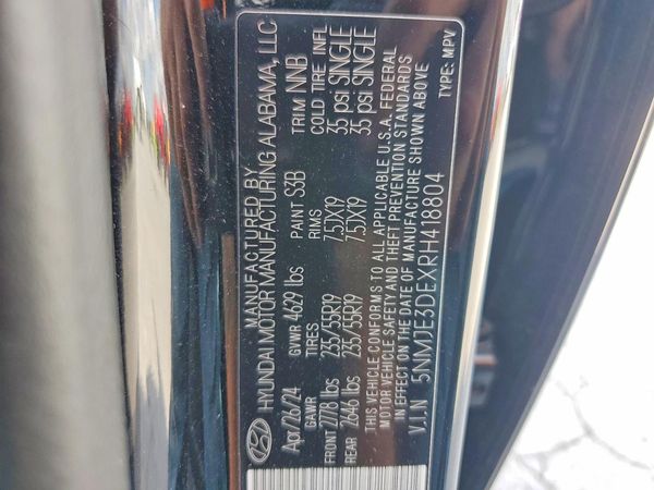 2024 HYUNDAI TUCSON
