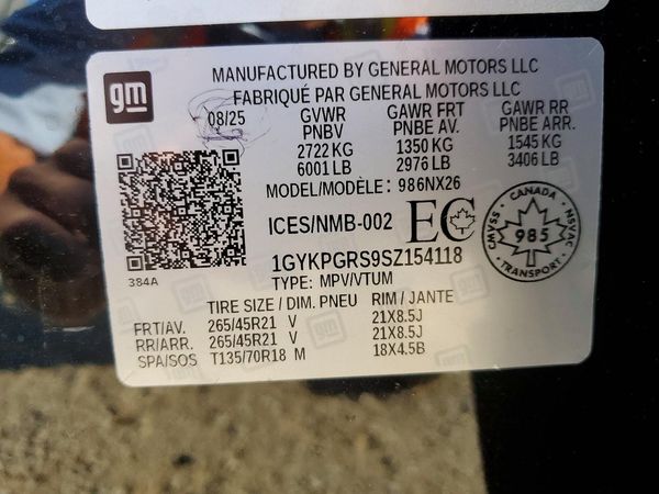 2025 CADILLAC XT6 Sport