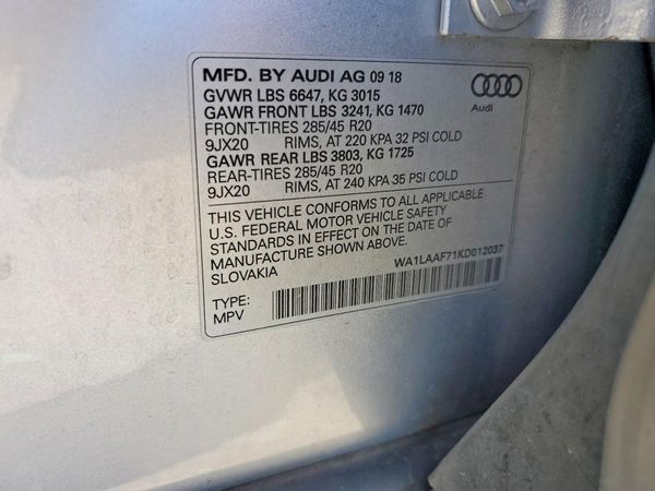2019 AUDI Q7