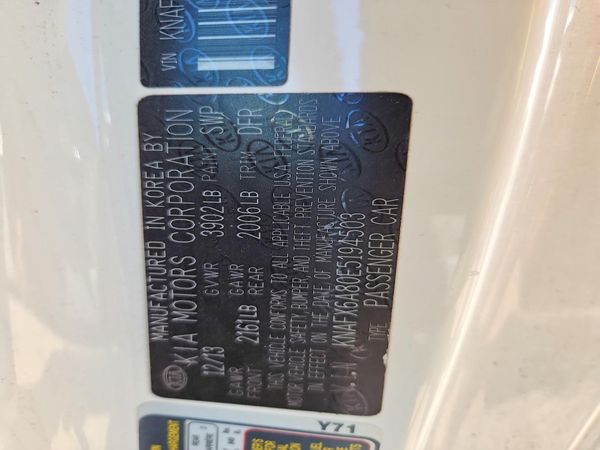 2014 KIA FORTE LX, EX