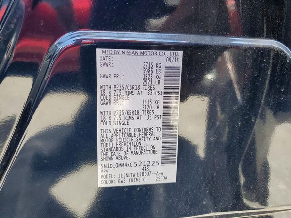 2019 INFINITI QX60