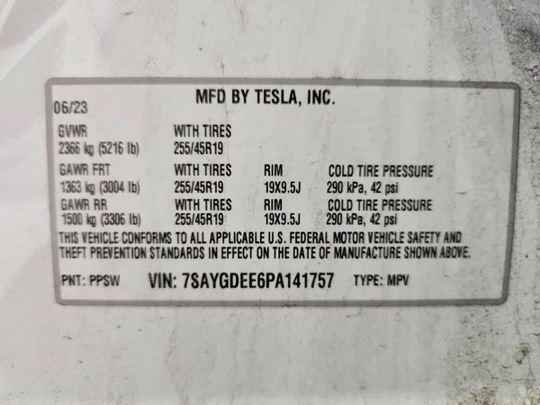 2023 TESLA MODEL Y