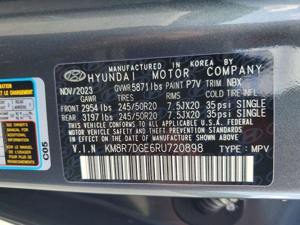 2024 HYUNDAI PALISADE — VINS