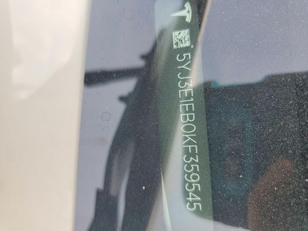 2019 TESLA MODEL 3