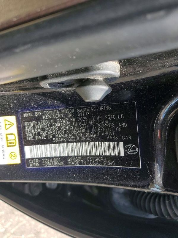 2018 LEXUS ES 350
