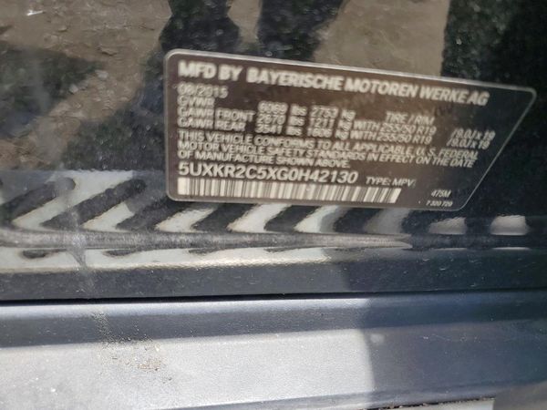 2016 BMW X5 sDrive35i