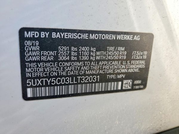 2020 BMW X3 xDrive30i