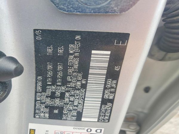2015 TOYOTA 4RUNNER Base Grade