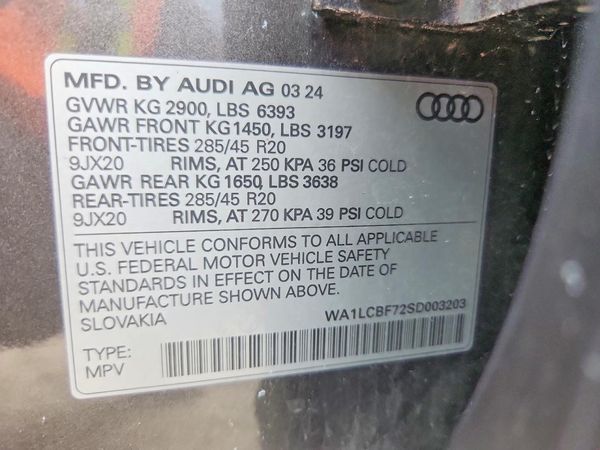 2025 AUDI Q7 quattro Premium Plus