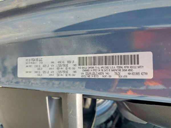2020 RAM PROMASTER 3500 VF