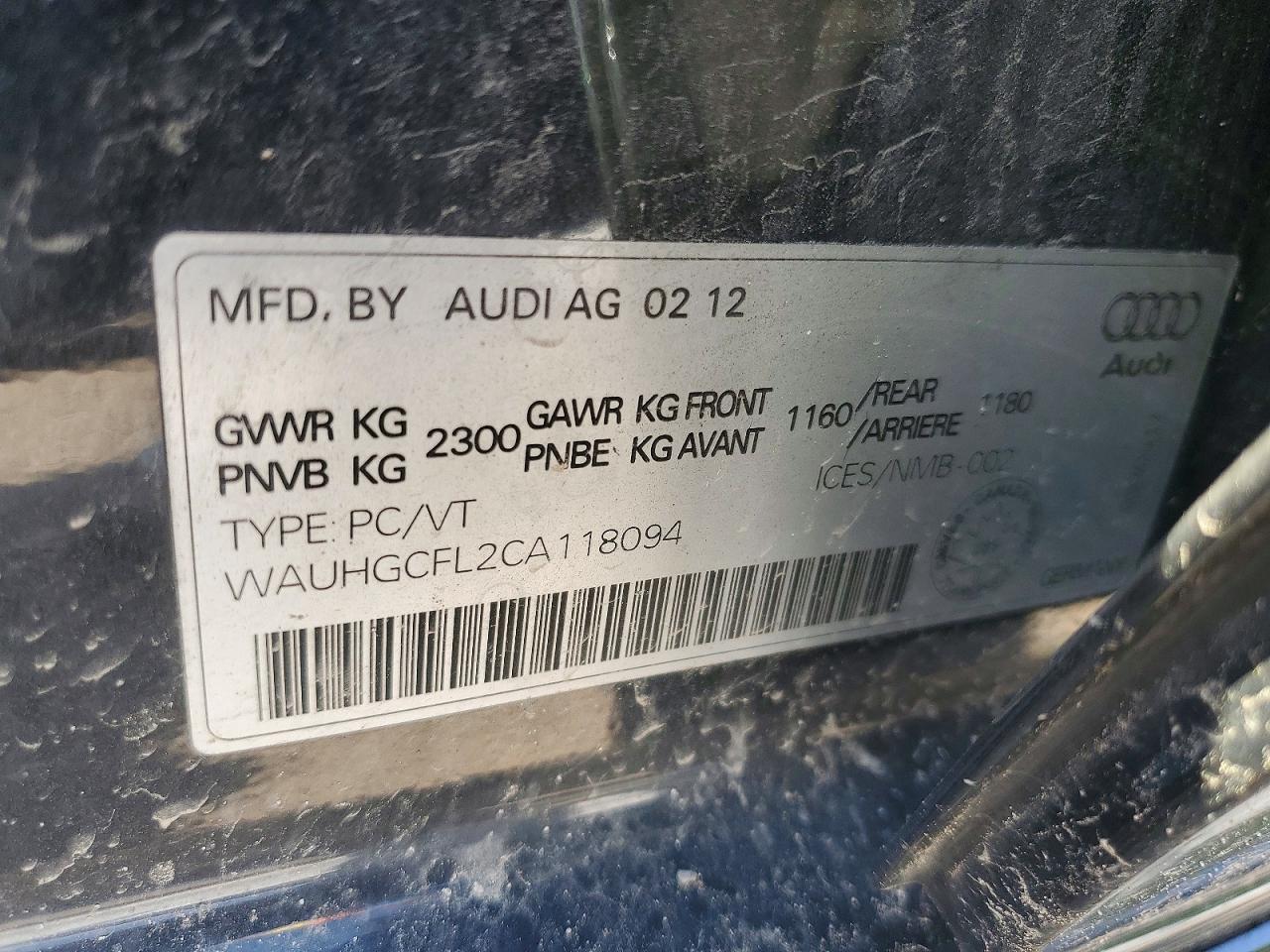 2012 AUDI S4 quattro Premium