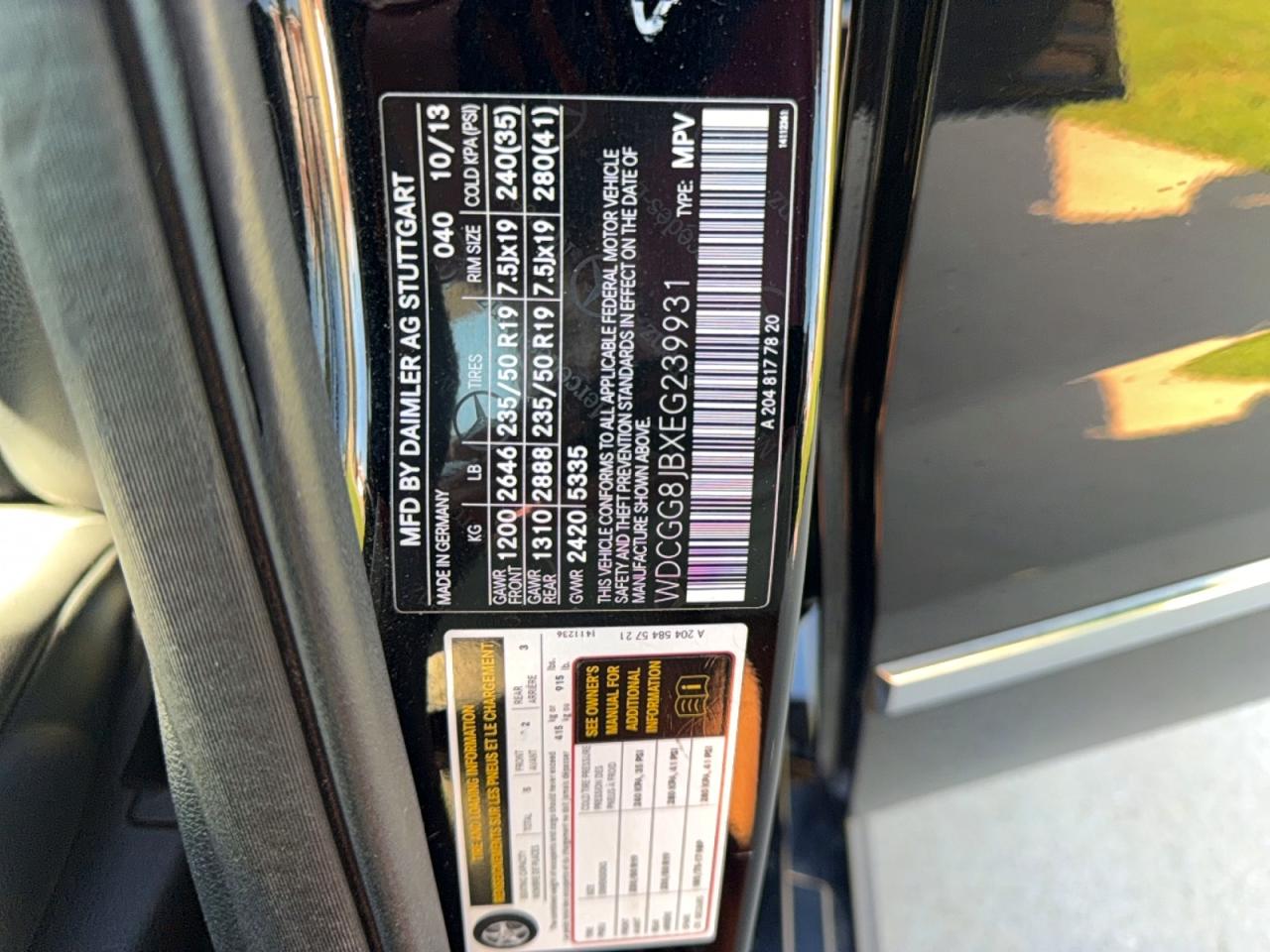 2014 MERCEDES-BENZ GLK GLK350 4-MATIC