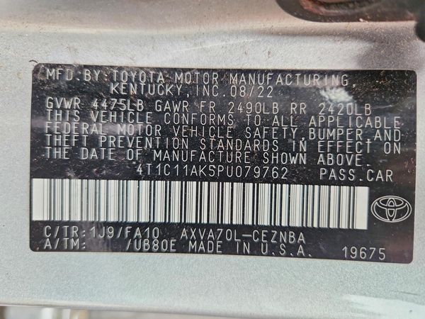 2023 TOYOTA CAMRY LE