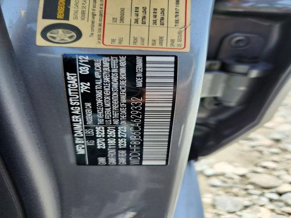 2012 MERCEDES-BENZ E