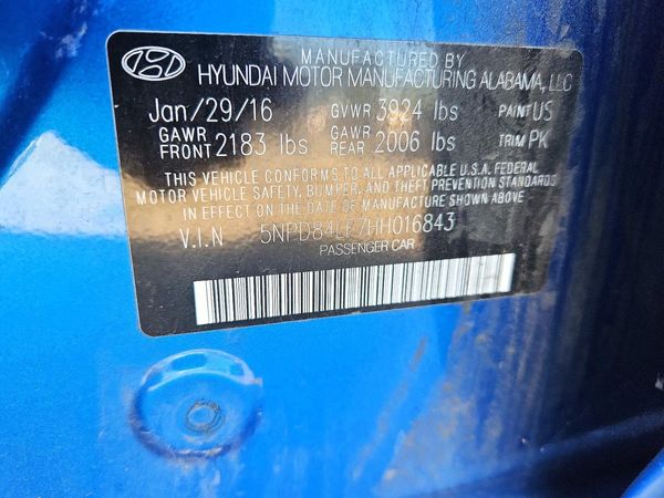 2017 HYUNDAI ELANTRA