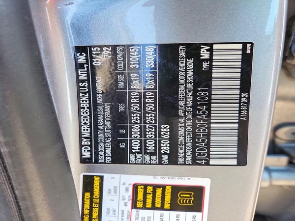 2015 MERCEDES-BENZ ML ML350