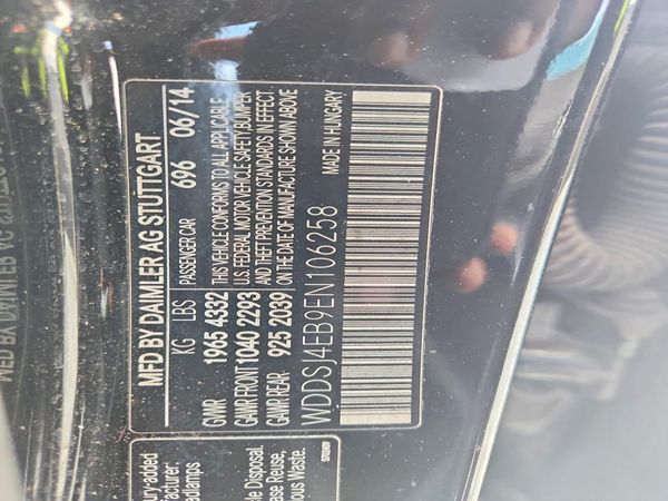2014 MERCEDES-BENZ CLA CLA250
