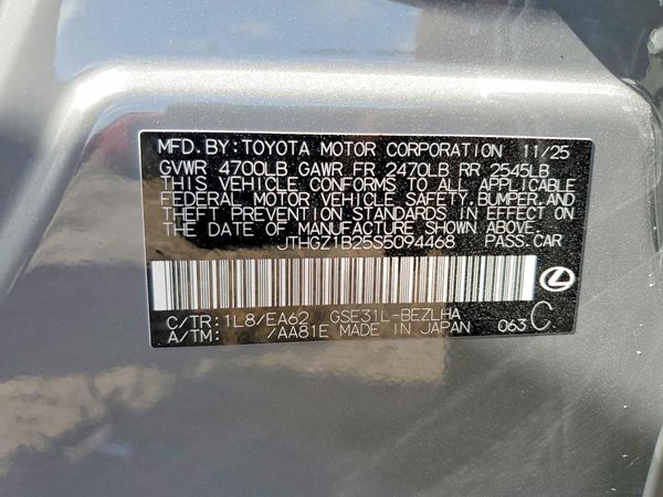 2025 LEXUS IS 350 350 F Sport