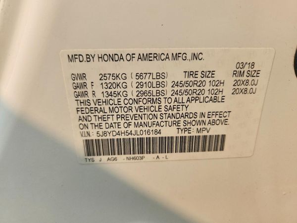 2018 ACURA MDX SH-AWD (Tech)