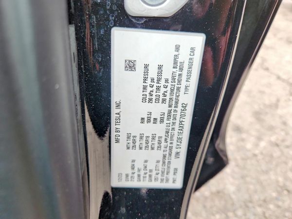 2023 TESLA MODEL 3