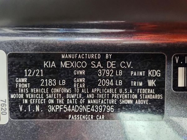 2022 KIA FORTE GT Line