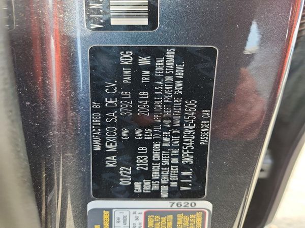 2022 KIA FORTE GT Line