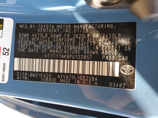 2023 TOYOTA CAMRY SE