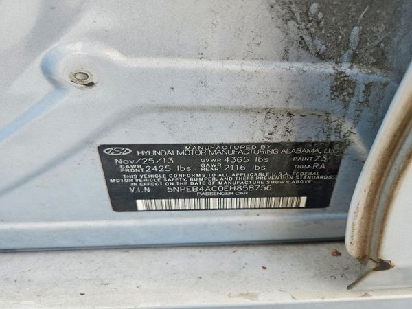 2014 HYUNDAI SONATA