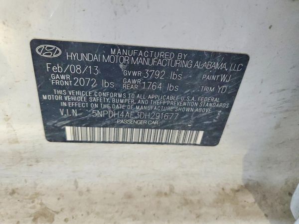 2013 HYUNDAI ELANTRA