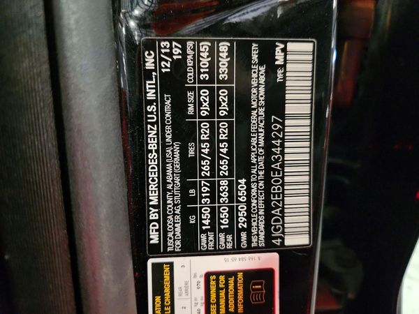 2014 MERCEDES-BENZ ML