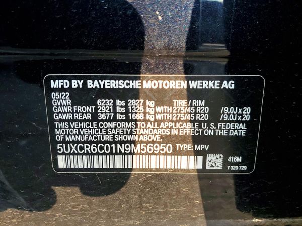 2022 BMW X5 xDrive40i