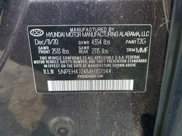 2021 HYUNDAI SONATA