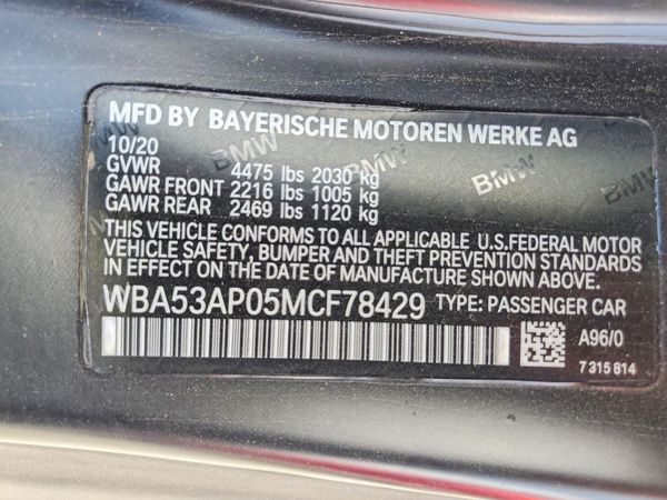 2021 BMW 430I