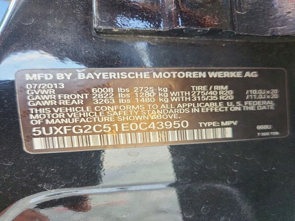 2014 BMW X6 xDrive35i