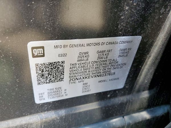 2022 CHEVROLET EQUINOX LT (1LT)