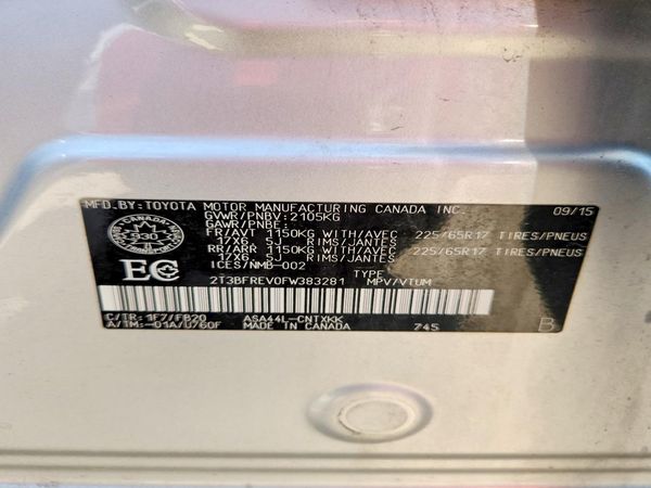 2015 TOYOTA RAV4 LE (X Grade)