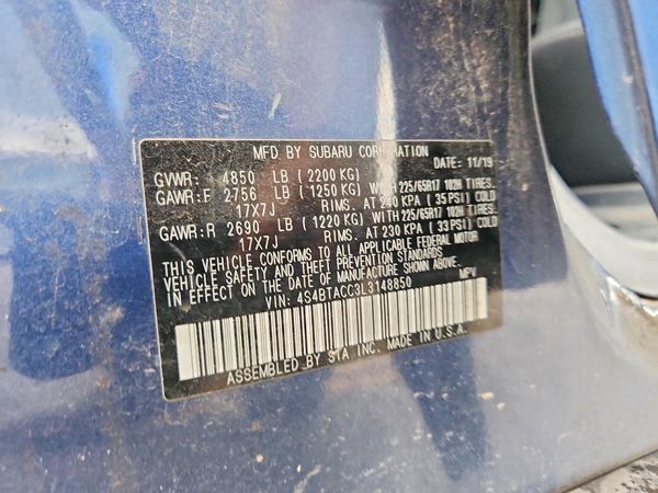 2020 SUBARU OUTBACK Premium