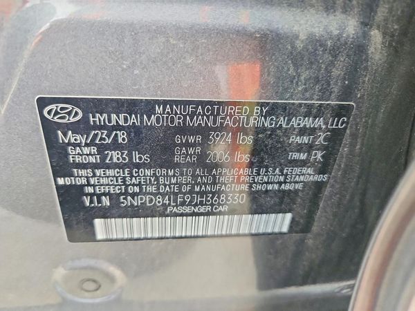 2018 HYUNDAI ELANTRA