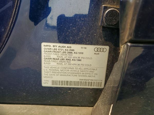 2019 AUDI SQ5